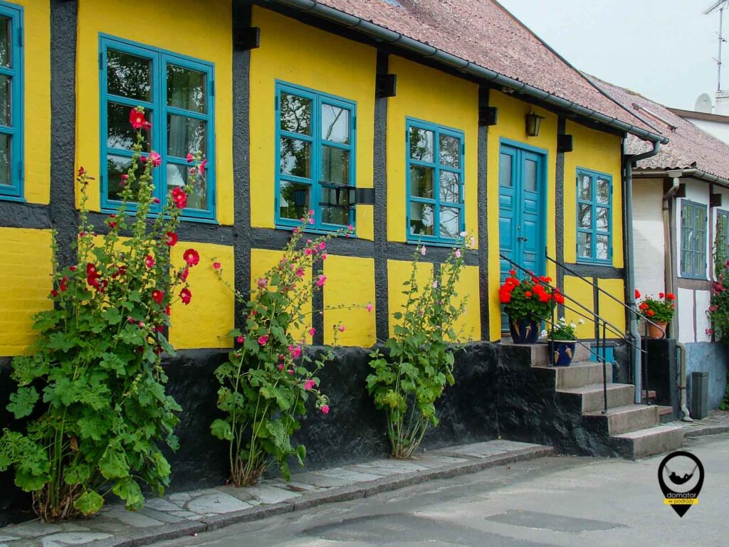 Kolorowa ulica Bornholmu